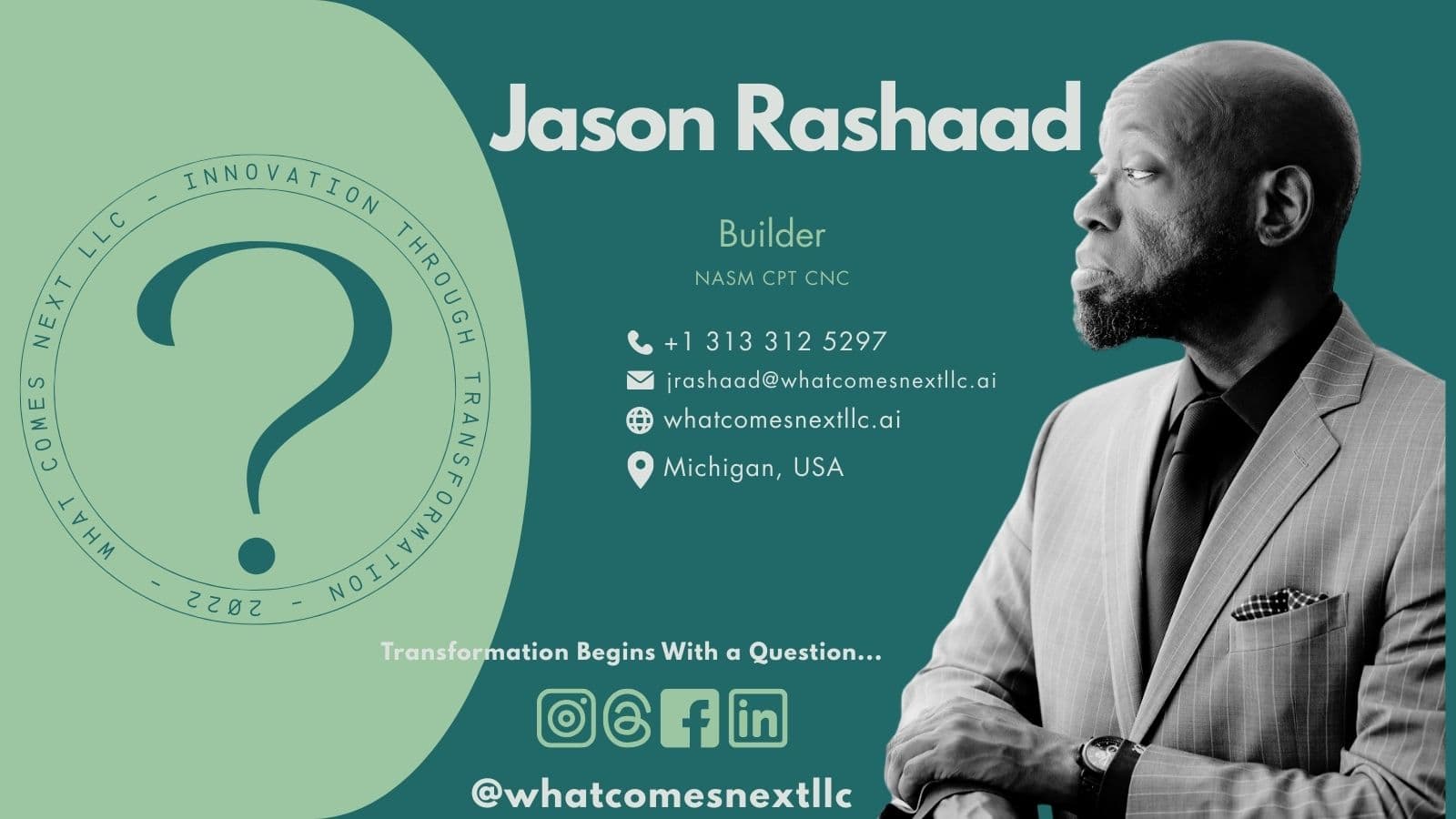 What Comes Next? LLC - A different kind of coaching. Built for real life. Human-first. AI-assisted. Privacy always.